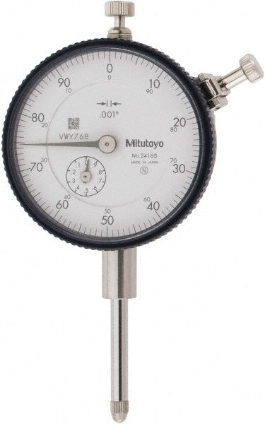 1.0000" Dial Indicator, 0.001000" grad - Mitutoyo 2416A