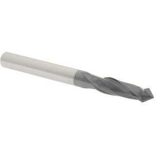 1/4" 2-Flute Solid Carbide Drill Mill End Mill, AlTiN - Accupro SAMG808DPPLALTI