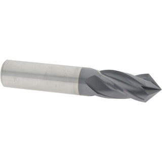 5/8" 4-Flute Solid Carbide Drill Mill End Mill, AlTiN - Accupro SCCMG2020DPPLAL