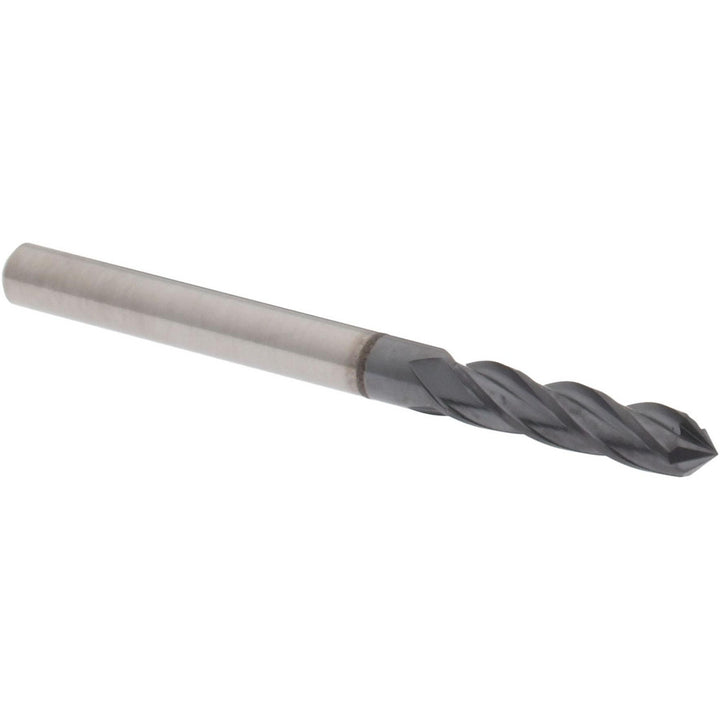 1/8" 4-Flute Solid Carbide Drill Mill End Mill, AlTiN - Accupro SCCMG404DPPLALT