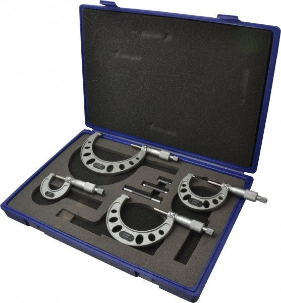 4-Piece Micrometer - Value Collection 105-44-10