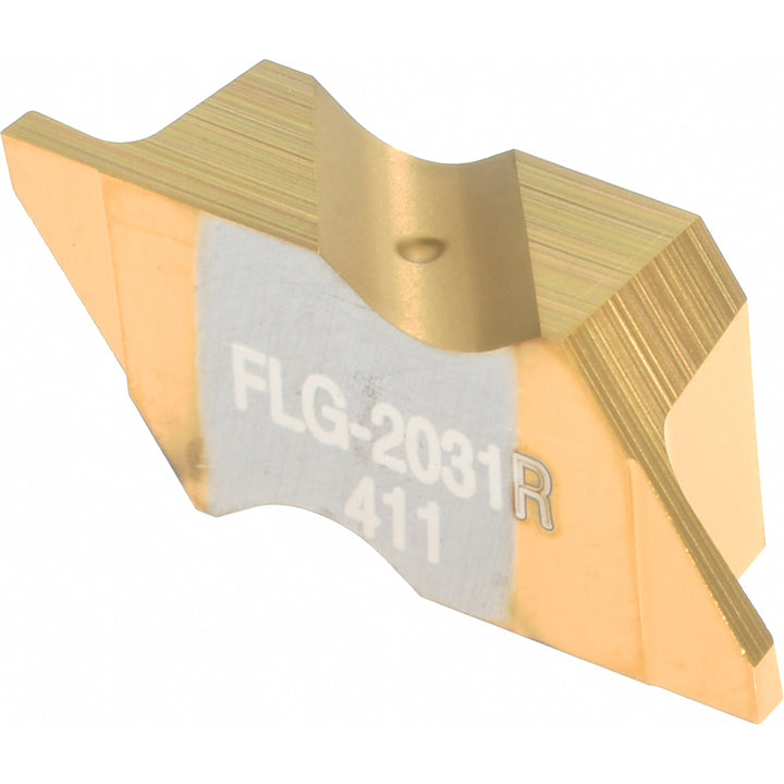 FLG-2031R Solid Carbide Insert, Grade GP3, TiN - Tool-Flo 562631RJ5R