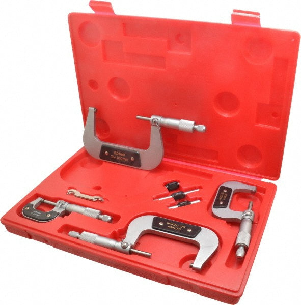 4-Piece Micrometer - Value Collection 601-1024