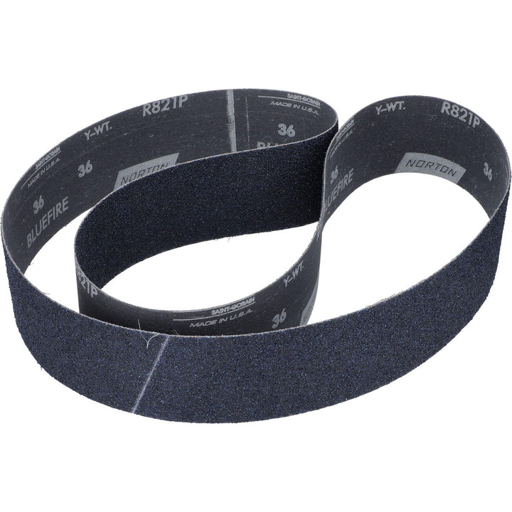 2-1/2 x 60" 36-Grit Zirconia Alumina Belt - Norton 78072727235