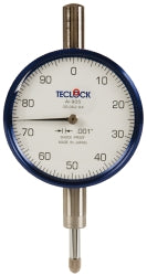 0.2500" Dial Indicator, 0.001000" grad - Teclock AI-905