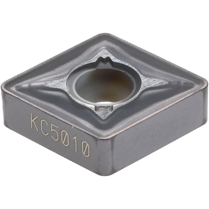C - Diamond (Rhombic) 80-Deg 3/8" IC Carbide Insert, Grade KC5010, TiAlN - Kennametal 1832293