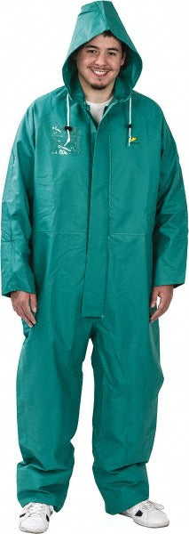 Large Green; Green Chemical Protective Garment - OnGuard 71022.L