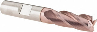 3/8" 4-Flute Solid Carbide Corner Radius End Mill, TiCN - SGS 38129