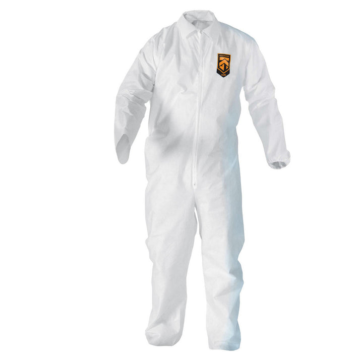 Medium White Particle Protection Protective Garment - KleenGuard 49102