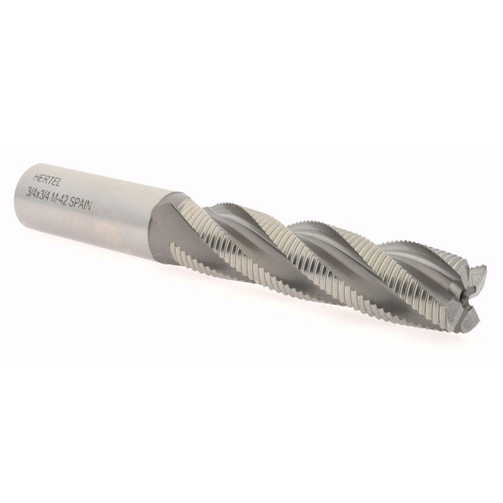 0.7500" 4-Flute Cobalt Single End Mill - Hertel 06822332