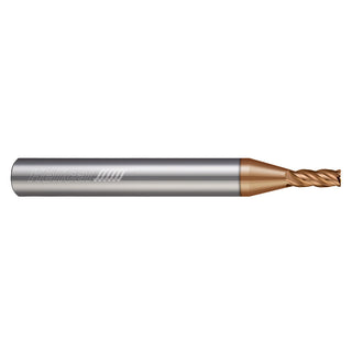 7/32" 4-Flute Solid Carbide Corner Radius End Mill, Tplus - Helical Solutions 88216