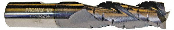 0.7500" 3-Flute Solid Carbide Corner Radius End Mill, AlTiN - ProMax 117-04814