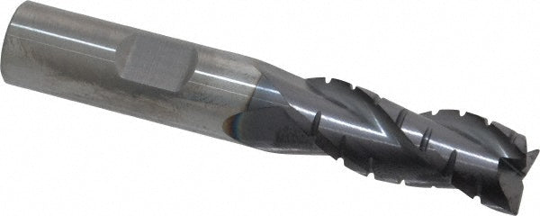 0.5000" 3-Flute Solid Carbide Corner Radius End Mill, AlTiN - ProMax 117-03214