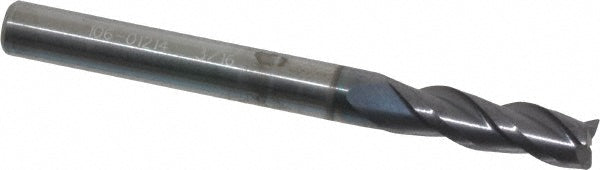 3/16" 3-Flute Solid Carbide Corner Radius End Mill, AlTiN - ProMax 106-01214