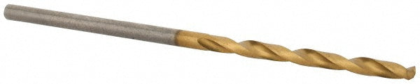 1/16" High Speed Steel Drill Bit, TiN, 118° point - Guhring 9006510015900