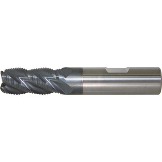 0.5" 4-Flute Solid Carbide Corner Radius End Mill, AlTiN - ProMax 101-03234