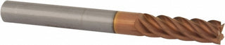1/4" 5-Flute Solid Carbide Square End Mill, TiCN - ProMax 112-01612