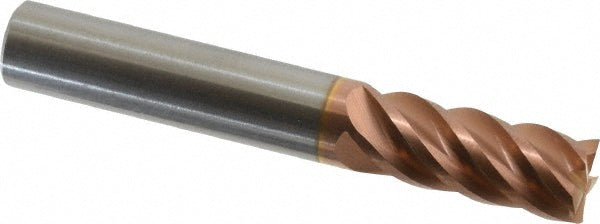 3/8" 5-Flute Solid Carbide Square End Mill, TiCN - ProMax 112-02412