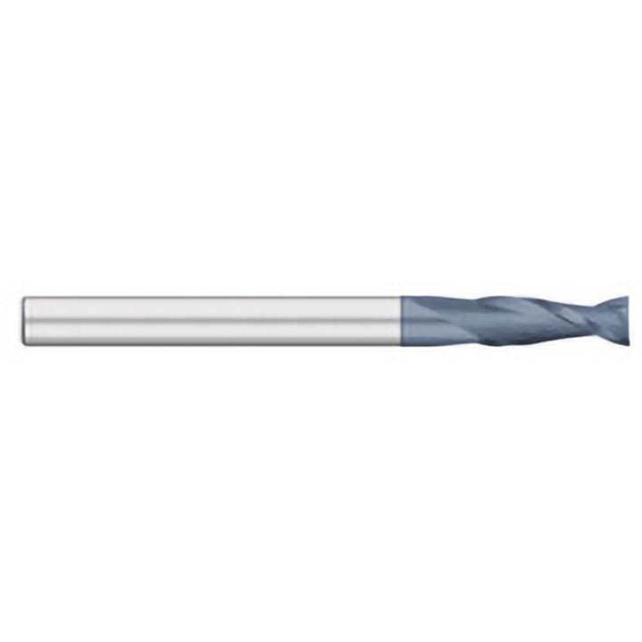 1/4" 2-Flute Solid Carbide Square End Mill, AlTiN - Titan USA TC17116