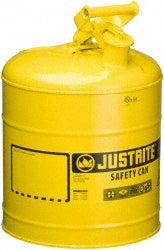 Yellow; Yellow Safety Can - Justrite. 7150200