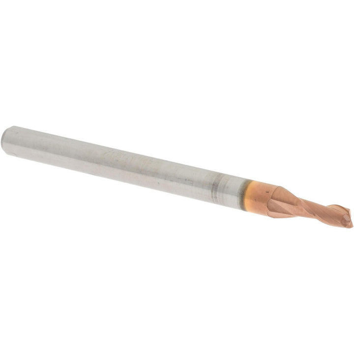 0.0787" 2-Flute Solid Carbide Square End Mill, TiCN - Accupro 12181576