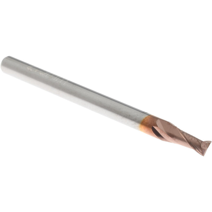 0.0984" 2-Flute Solid Carbide Square End Mill, TiCN - Accupro 12181582