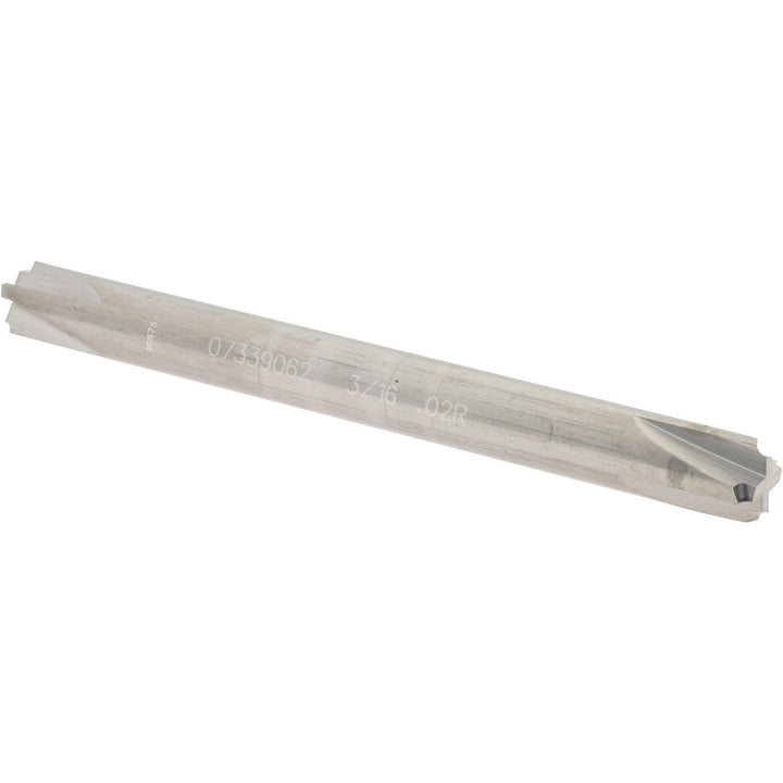 3/16" 4-Flute Solid Carbide Corner Rounding End Mill - Accupro 12180366