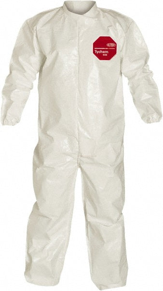 Medium White Chemical; Abrasion Protective Garment - Dupont SL125BWHMD001200