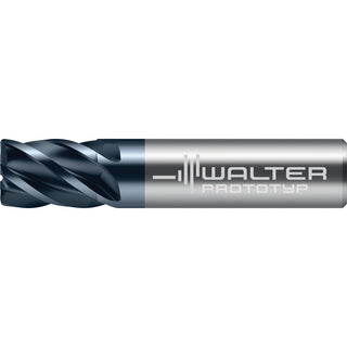 3/4" 5-Flute Solid Carbide Corner Radius & Corner Chamfer End Mill, nACRo - Walter-Prototyp 8417750