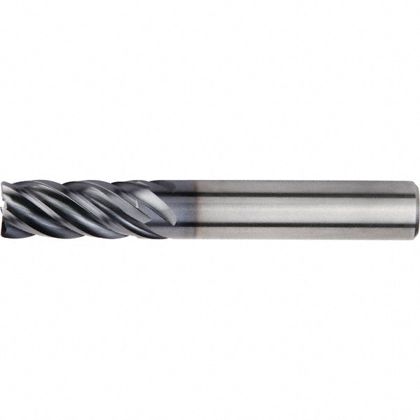 0.1969" 5; 5; 5; 5-Flute Solid Carbide Corner Radius & Corner Chamfer End Mill, AlTiN - Kennametal 3524412