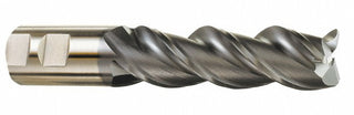 3/4" 3-Flute Powdered Metal Corner Radius End Mill, TiCN - Cleveland C40353