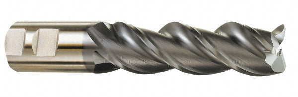 1" 3-Flute Powdered Metal Corner Radius End Mill, TiCN - Cleveland C40358