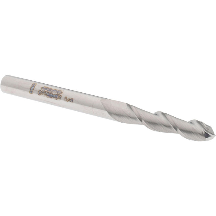 1/4" 2-Flute Solid Carbide Ball End Mill - Accupro 12184217
