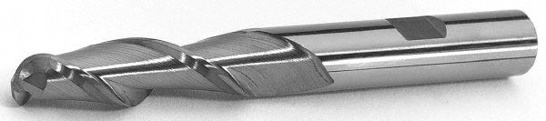 0.4331" 4-Flute Solid Carbide Ball End Mill, TiCN - Accupro 12184667