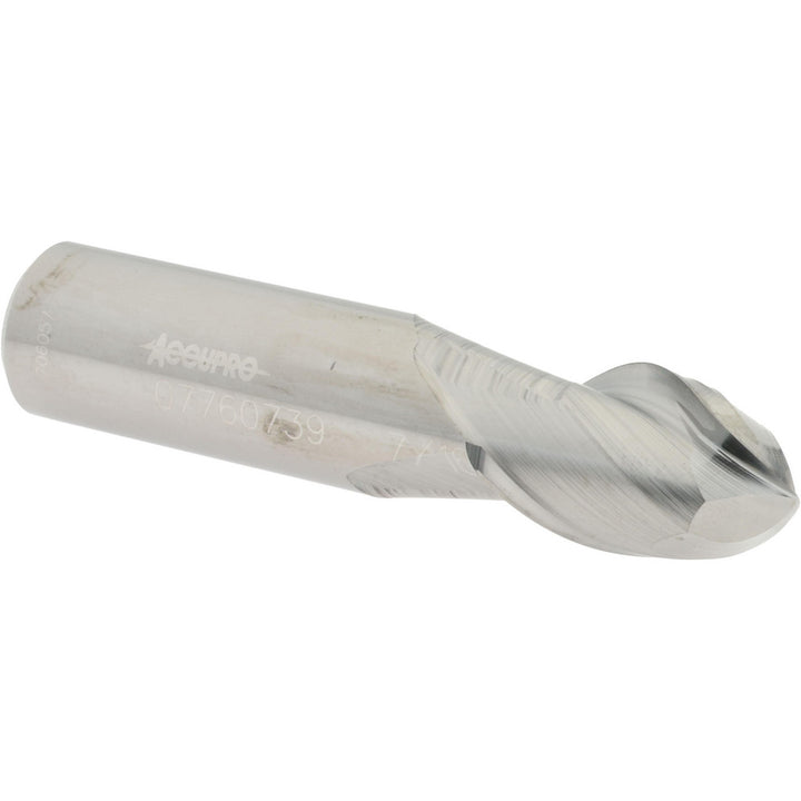 7/16" 2-Flute Solid Carbide Ball End Mill - Accupro 12184175