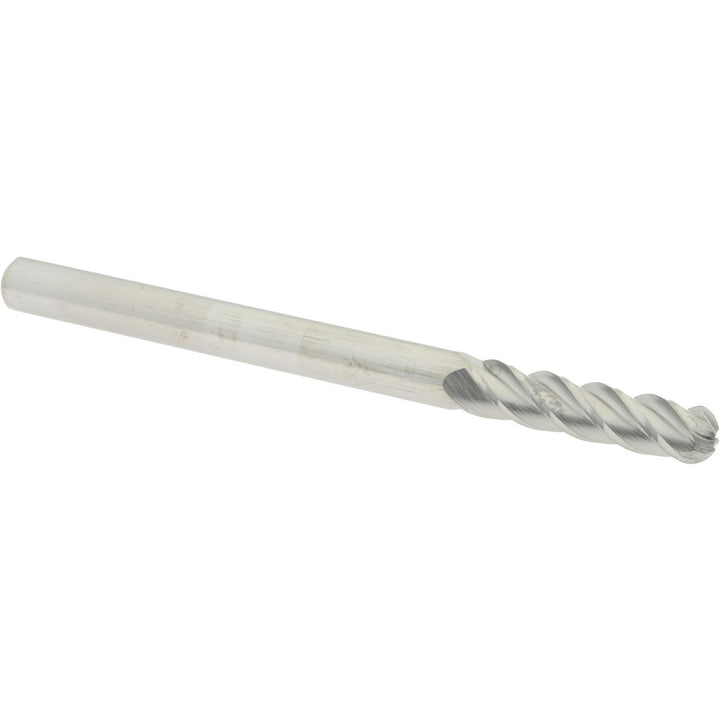 3/16" 4-Flute Solid Carbide Ball End Mill - Accupro 12184865