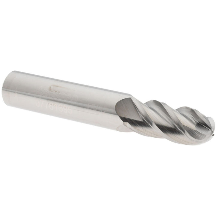 15/32" 4-Flute Solid Carbide Ball End Mill - Accupro 12184673