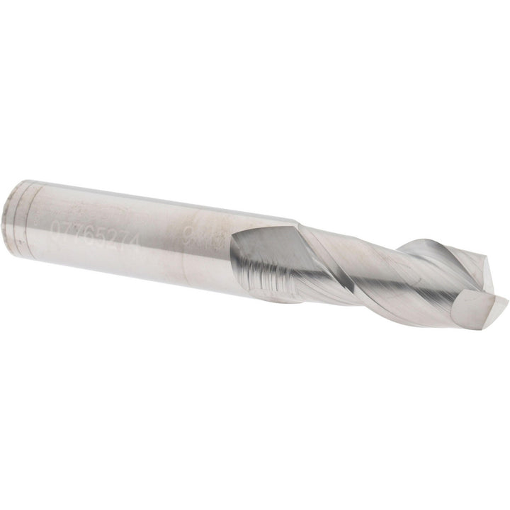 9/16" 2-Flute Solid Carbide Square End Mill - Accupro 12181491
