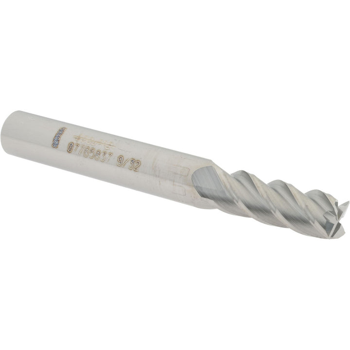 9/32" 4-Flute Solid Carbide Square End Mill - Accupro 12182481