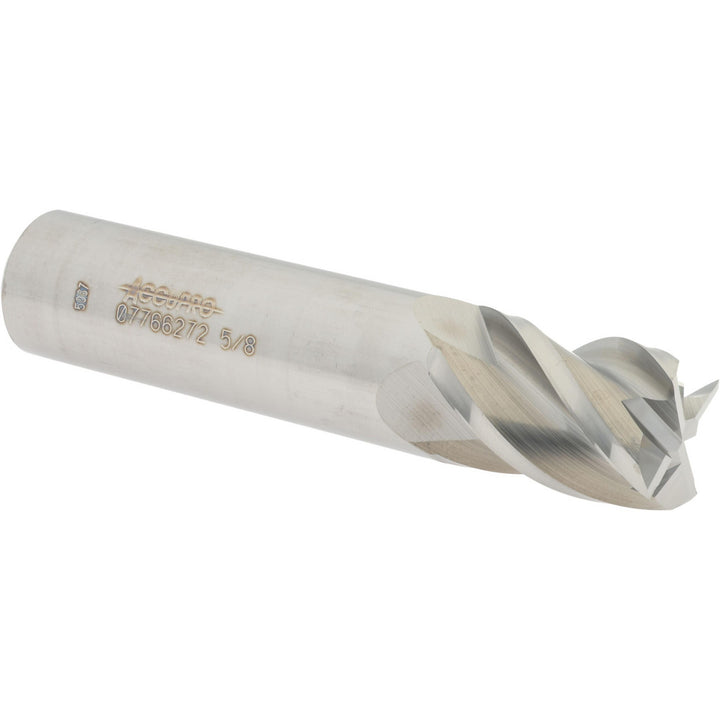 5/8" 4-Flute Solid Carbide Square End Mill - Accupro 12182958
