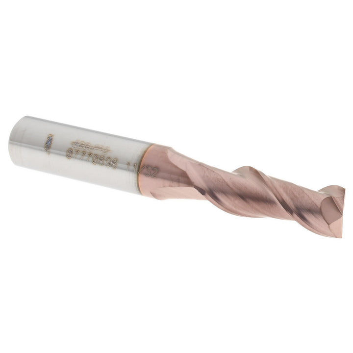 11/32" 2-Flute Solid Carbide Square End Mill, TiCN - Accupro 12181396