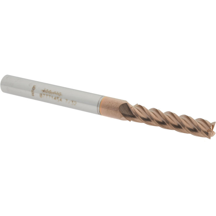 7/32" 4-Flute Solid Carbide Square End Mill, TiCN - Accupro 12183400