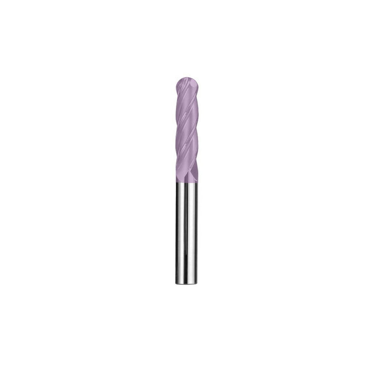 3/4" 4-Flute Solid Carbide Ball End Mill, TiCN - SGS 31788