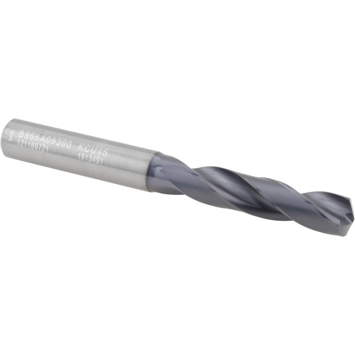 0.3661" Solid Carbide Drill Bit, TiAlN, 140° point - Kennametal 1913491