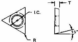 TDHB 07S104 Solid Carbide Insert, Grade CS2 - Everede Tool 04120