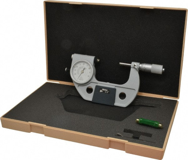 3" Micrometer, 0.000100" grad - Mitutoyo 510-133
