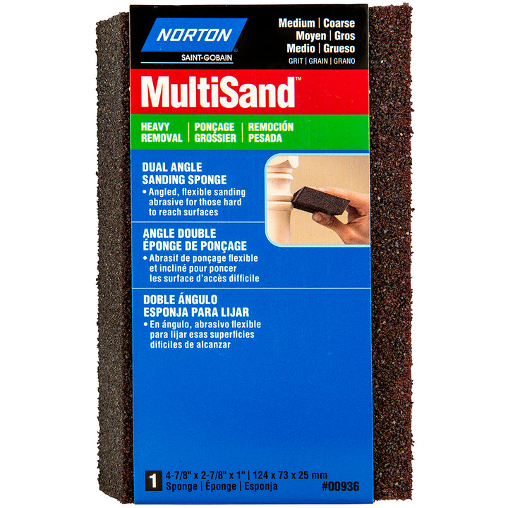 36; 80-Grit Pads & Sponge - Norton 07660700936