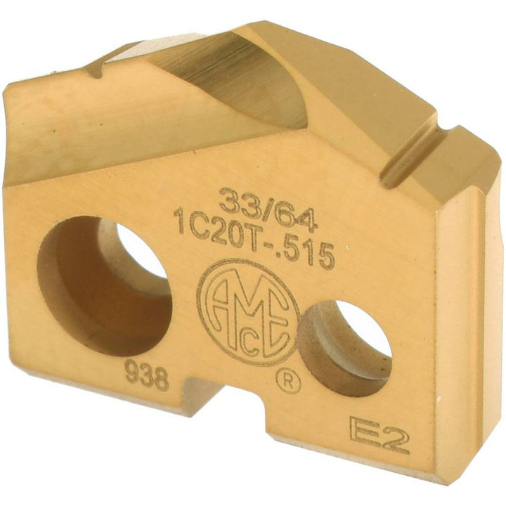 Carbide Insert, Grade C2 (K20), TiN - Allied Machine and Engineering 1C20T-.515