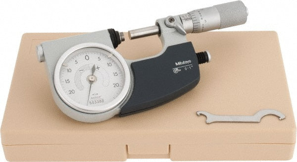 1" Micrometer, 0.000500" grad - Mitutoyo 510-131