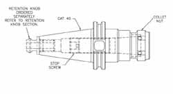 CAT50 Collet Chuck - Parlec C50-15SC7